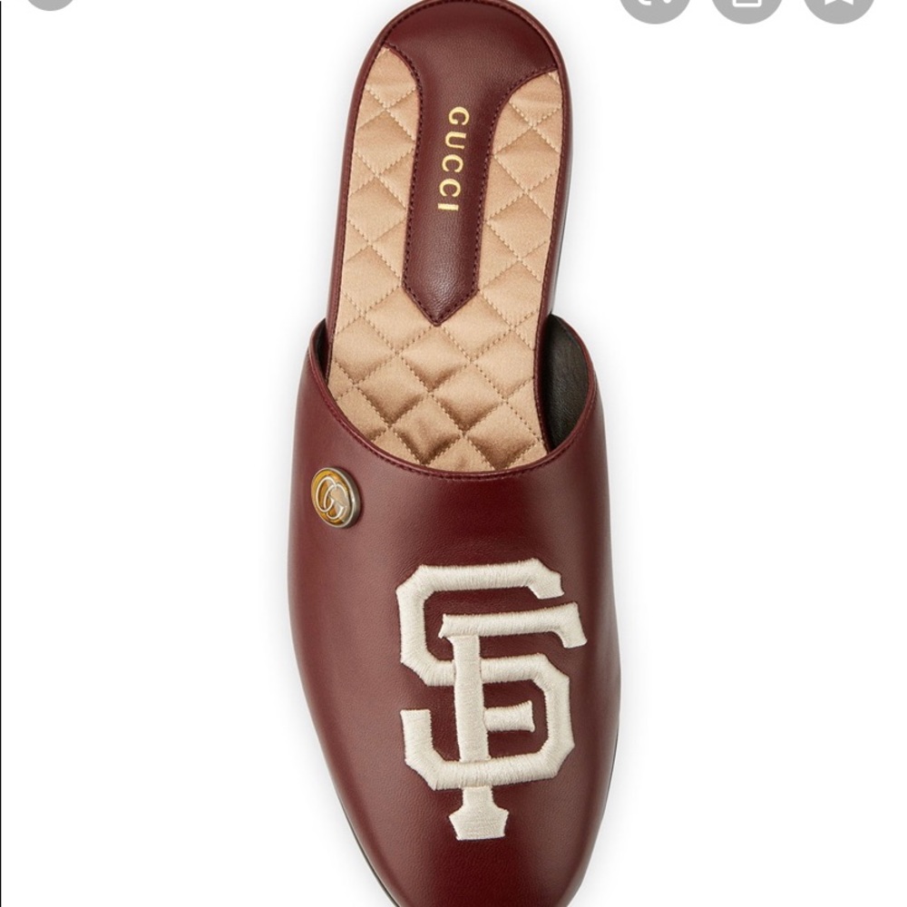 GENTLY USED GUCCI FLAMEL MULES